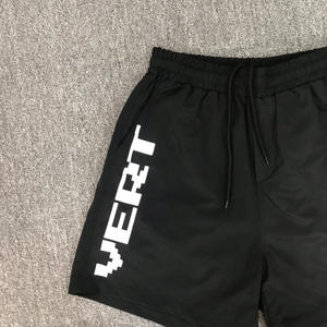 กางเกงขาสั้นผู้ชายผ้าเฟรนช์เทอร์รี่ผ้าฝ้ายแบบสตรีทแวร์วินเทจ - Product Image 3