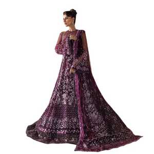 ชุดสูทชาราราราแบบหนาพร้อมผ้าลูกไม้และงานปักตามลำดับสำหรับคุณแม่ของเจ้าสาว - Product Image 1