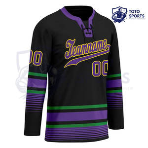 Maillot de hockey sur glace de qualité supérieure, respirant, confortable, meilleur fournisseur, best-seller, nouvelle arrivée, vêtements de sport - Product Image 3