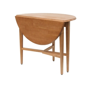 Table à manger en bois pliable, forme ronde Meubles de maison en bois de haute qualité Service OEM de fabricant vietnamien - Product Image 4
