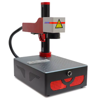 Máquina de Marcado Láser de Fibra Óptica Portátil de Escritorio de 20W 30W para Metal, Plástico, Joyería, Código de Color, Logotipo, para Acero Inoxidable
