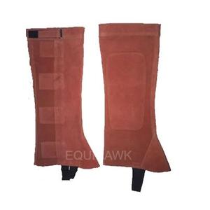 Cuero de gamuza de alta calidad Half Riding Chaps Estilo inglés para hombres Disponible Diferentes tamaños Colores Cremallera pesada Caballo esencial - Product Image 2
