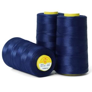 Fils à coudre en nylon texturé HL Alpha/Mars personnalisés haute ténacité teintée TEX24 5000M/cône disponible en taille/couleur personnalisées - Product Image 6