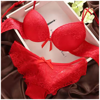 Ensemble bikini bralette à bretelles en dentelle, body transparent en dentelle à armatures et dos nu, lingerie de nuit sexy brodée sans couture pour adultes