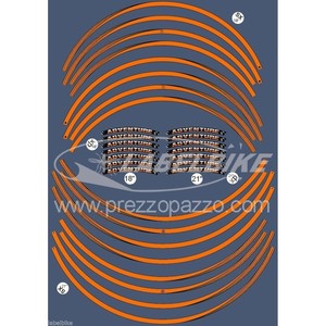 แถบกาวสำหรับ1090 KTM 1190 1290 R ผจญภัยที่เข้ากันได้กับขอบ18 21 "อุปกรณ์เสริมสำหรับล้อรถจักรยานยนต์และล้อเอทีวี - Product Image 1