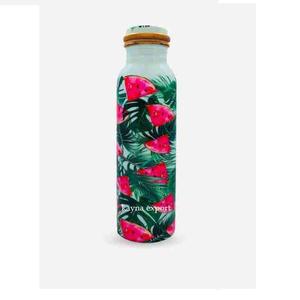 Couvercle de bouteille cylindrique en cuivre bleu ciel au look élégant, écologique, sans danger pour les aliments, design moderne, de table, décoratif, fabriqué à la main, facile - Product Image 2