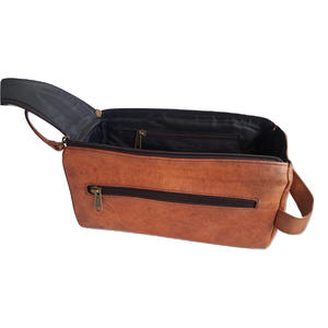 In Stock Portable Cosmetic <b>Bag</b> With Handle Soft Leather Multi-functional Luxury Cosmetic <b>Makeup</b> <b>Bag</b> for Daily Life - Product Image 4