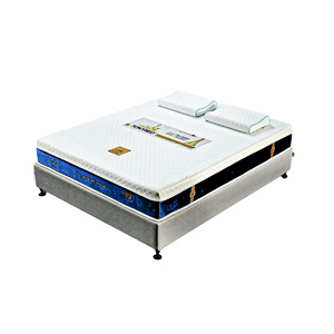 Pedidos a granel de fábrica Colchón refrescante con soporte adaptativo Espuma viscoelástica de látex de alta comodidad para escuela de hostelería residencial - Product Image 1