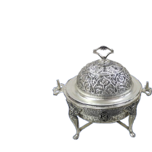 จานบุฟเฟ่ต์สแตนเลสสีเงินสำหรับจัดเลี้ยงบุฟเฟ่ต์ที่ดีที่สุดที่มีคุณภาพสูงใหม่ที่ทันสมัย - Product Image 1