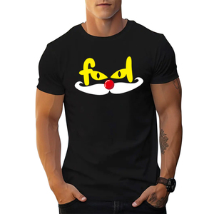 Imprimer t-shirts hommes Streetwear vêtements en gros Designer t-shirts vêtements hommes respirant décontracté course chemise noire - Product Image 4