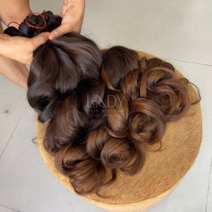 Plus haute qualité ondulée personnaliser les couleurs extensions de cheveux humains vietnamiens avec prix de gros paquet 2025 - Product Image 4