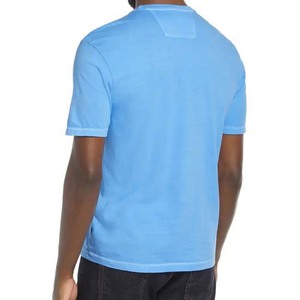 Venta al por mayor OEM personalizado liso en blanco sublimación poliéster hombres Ropa Camisetas de alta calidad Algodón Color sólido High Street Shirt - Product Image 2