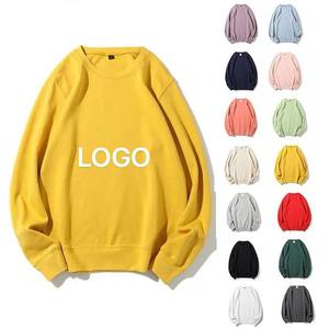 Sudadera de hombre con logotipo bordado personalizado de alta calidad, sudadera con cuello redondo y hombros caídos, sudadera con logotipo impreso personalizado Puff - Product Image 2