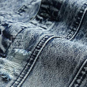 Veste en jean pour hommes imprimée de logo personnalisé de haute qualité 100% coton grande taille bas prix style de rue pour l'hiver - Product Image 5