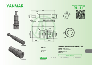 ปั๊มเชื้อเพลิงสำหรับ6KH-UT 6RL-T 6RAL-HT เครื่องยนต์ดีเซลทางทะเลใหม่ล่าสุดจากไต้หวันปั๊ม0.2ลูกสูบประกอบกระบอกสูบ - Product Image 5