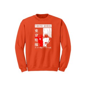 Colección de Anime 100%, sudadera de algodón con estampado de bolsillos para mujer, Polar, informal, de invierno, con cuello redondo, tejido frontal, serigrafía - Product Image 1