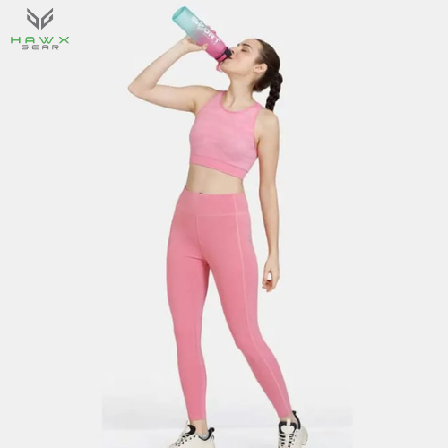 Women's XXL/XS Two-Piece Breathable Seamless Yoga Bra Leggings Set Plus Size Summer Fitness Sportswear 100% Polyester Elastic
