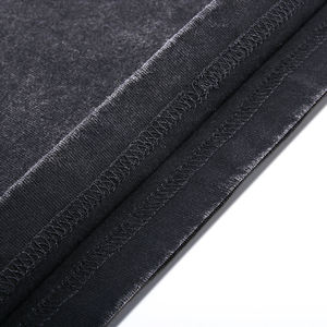 2025 Men's Acid Washed 100% Cotton <b>T</b>-<b>Shirt</b> Digital DTG Printed Heavyweight Solid Pattern Design - Product Image 5