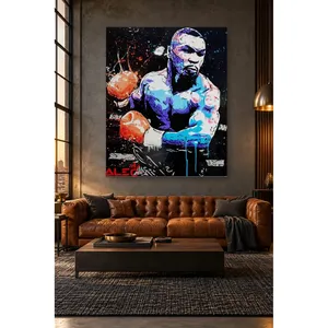 Impression sur toile Fida Paint Splatter Pop Art Boxer - Product Image 1