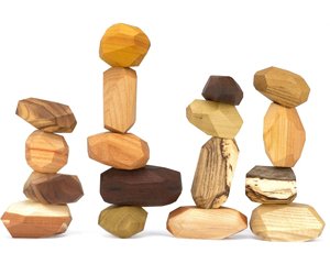Tumi Ishi Wooden Rock Tumi ishi Blocks Wooden Educational <b>Toy</b> Tumi-Ishi Building Blocks From Vietnam - Product Image 2