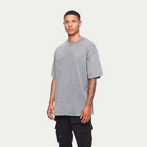 Camisetas Oversize con Lavado Ácido y Logotipo Personalizado, Camisetas Unisex al por Mayor con Lavado Ácido, Camiseta con Logotipo Personalizado y Lavado Ácido - Product Image 5