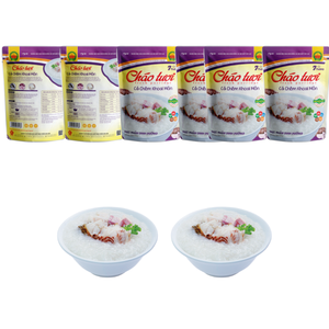 OEM 30PS ISO HACCP fssc BRC คุณค่าทางโภชนาการ240กรัมปลากะพงขาวสดโจ๊กเพื่อสุขภาพสำหรับเด็ก12เดือน - Product Image 2