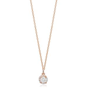 จี้สร้อยคอพลอยเพทายทรงกลมสไตล์ตุรกีเครื่องประดับเงินสเตอร์ลิง925 - Product Image 6