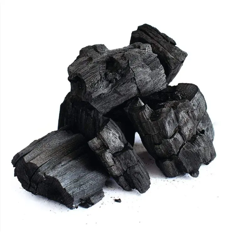 فحم أسود 100% / أفضل فحم خشبي صلب / صنع بالماكينة على شكل نار أفضل علامات تجارية لقطع فحم الشواء
