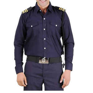 Uniforme de garde de sécurité deux pièces ensemble pour hommes vêtements de travail durables sur mesure tissu confortable vêtements de plein air approvisionnement d'usine - Product Image 6