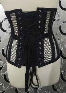 Sous le buste, Double Corsets en maille désossée, meilleure vente, façonneuses de grande taille pour femmes - Product Image 5
