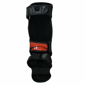 Protège-tibias en cuir PU au design personnalisé pour l'entraînement de coup de pied et de boxe de Muay Thai MMA Protection contre le cou-de-pied - Product Image 3