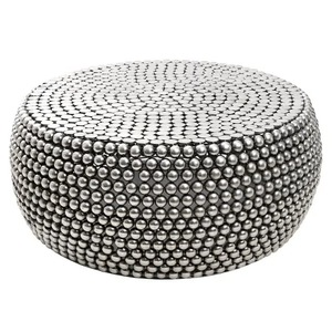 Venta de fábrica, diseño personalizado, mesa de centro de aluminio moderna, muebles para el hogar de lujo Premium para restaurantes, cafeterías - Product Image 5