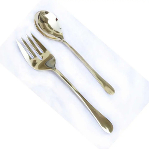 ชุดเครื่องใช้บนโต๊ะอาหารสุดหรู5ชิ้นทำจากสเตนเลสสตีลพร้อมค้อนดีไซน์เหมาะสำหรับงานแต่งงานและรับประทานอาหารอย่างมีสไตล์ - Product Image 4