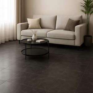 Cổ điển màu đen đá cẩm thạch đánh bóng tráng men sứ ngói 600x600 mét cho sang trọng nhà và biệt thự sàn trang trí - Product Image 4