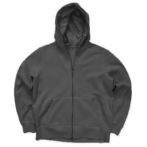 Sudadera con capucha y cremallera completa fabricante de sudaderas con capucha con cremallera completa con forro de seda de diseño personalizado - Product Image 5