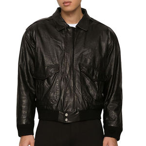 แจ็กเก็ตหนังแท้สำหรับผู้ชายสำหรับวิ่งกลางแจ้งทำงานออกแบบได้เองสำหรับฤดูใบไม้ผลิฤดูใบไม้ร่วง - Product Image 3