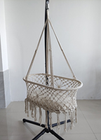 Panier pour dormir et berceau suspendu apaisant en hamac de haute qualité aspect macramé