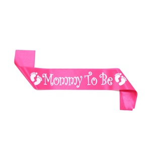 Écharpe en satin « Future Maman » pour fête de révélation du sexe du bébé, pour femmes enceintes, fournitures de décoration pour fête de naissance - Product Image 3
