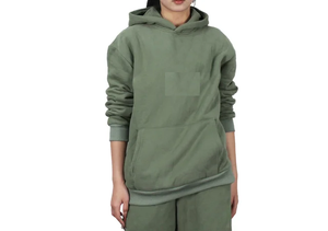 Personalizado 100% algodón peso pesado 420g en blanco de gran tamaño unisex chándales jogging sudaderas con capucha desgastadas mujeres - Product Image 2