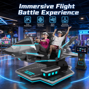 Simulador de Vuelo de Avión de Realidad Virtual Inmersiva 9D, Equipo de Juego de Realidad Virtual, Simulador de Realidad Virtual Comercial para Parques de Atracciones - Product Image 1