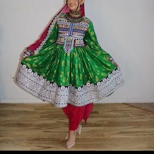 Vêtements traditionnels faits à la main robe afghane haute qualité meilleur matériel afghan Vintage femmes robes 0702 - Product Image 1