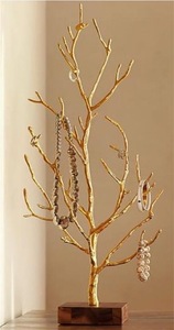 Support d'arbre à bijoux en métal pour femmes personnalisé à bas prix boucles d'oreilles suspendues colliers bracelets organisateur stockage de marque privée - Product Image 2