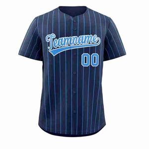 Venta al por mayor con jerseys de béisbol personalizados de buena calidad ropa deportiva para hombres impreso patrón en blanco logotipo personalizado servicio de diseño OEM - Product Image 2