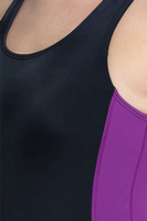 Maillot de bain une pièce Nero pour femme, couleur Grape Glow, pour fitness, sport et entraînement, design personnalisé sur le devant, créez votre propre imprimé, respirant et séchage rapide
