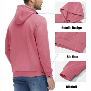 New Custom Logo Men's <b>Hoodies</b> Thick Blank <b>Plain</b> Pullover <b>Plain</b> <b>Hoodies</b> for Sale with Cheap Price 100% Cotton Fleece made <b>Hoodies</b> - Product Image 5