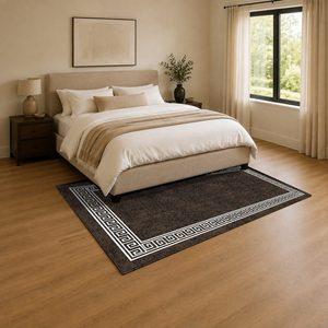 <b>RUGS</b> DEPOT LXDP-0234 Wholesale Terracotta Gold Contemporary Geometric Digital Printed Machine Washable Chenille <b>Rug</b> <b>Non</b> <b>Slip</b> - Product Image 3