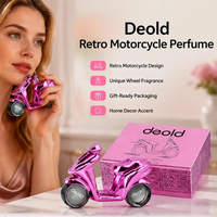 Deold OEM, logo personnalisé, marque privée, vente en gros, ensemble de parfums rétro métalliques multi-senteurs pour scooter, 30+50ml