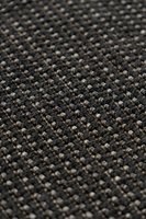 Tapis en sisal naturel anthracite de qualité supérieure, couleur unie, style moderne, tissé, résistant aux taches, antibactérien, durable