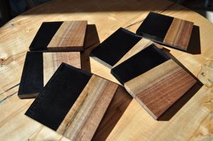 Posavasos de resina y madera de mango, superventas, posavasos de té y café y posavasos multicolor para decoración del hogar, posavasos para servir té a bajo precio - Product Image 6