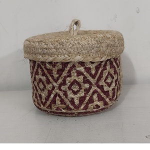 Cubos de basura tejidos de ratán redondos hechos a mano, cestas de mimbre, cesto de lavandería, otros almacenamientos y organización de ropa para el hogar, naturales - Product Image 1